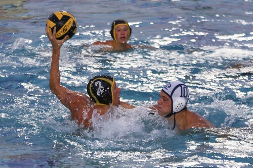 Cameron Olson scored 13 goals in Tuesday's 20-14 victory over Hanford. He's shown here in an earlier game.